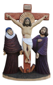 Maria i Jan pod krzyżem