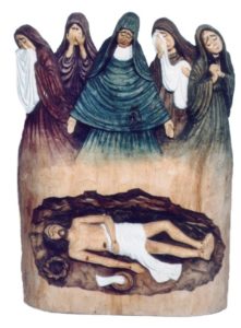 Kobiety płaczące nad grobem Jezusa